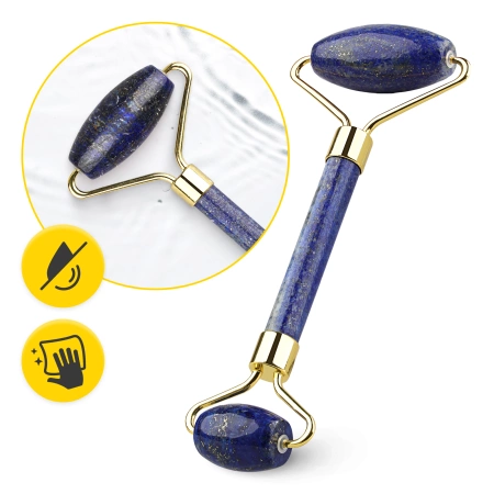 Természetes lazúrit arcgörgő