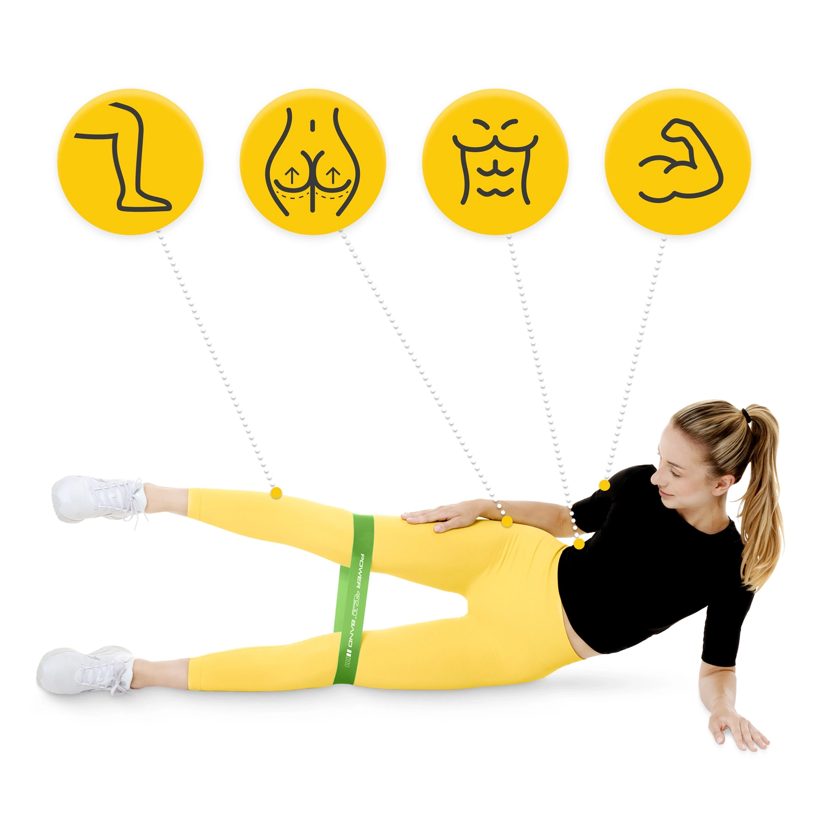 Bandă de exerciții MINI POWER BAND 1,0 mm