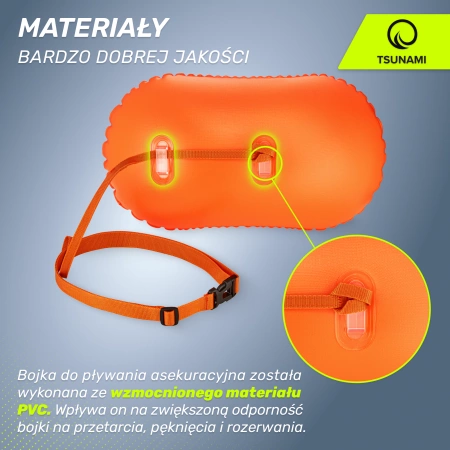 TSUNAMI felfújható biztonsági úszóbója, narancssárga