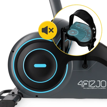 PRO+ mágneses szobabicikli, szürke