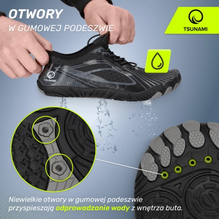 TSUNAMI vízicipő, 38-as méret