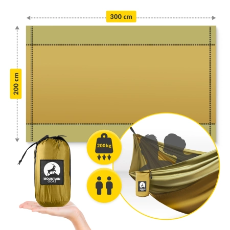 Mountain Goat kétszemélyes függőágy szúnyoghálóval