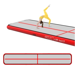 AIR MAT pumpával ellátott akrobatikai pálya, 6 x 1 x 0,15 m