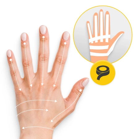 Kineziológiai tapasz, 9,1 m x 3,8 cm