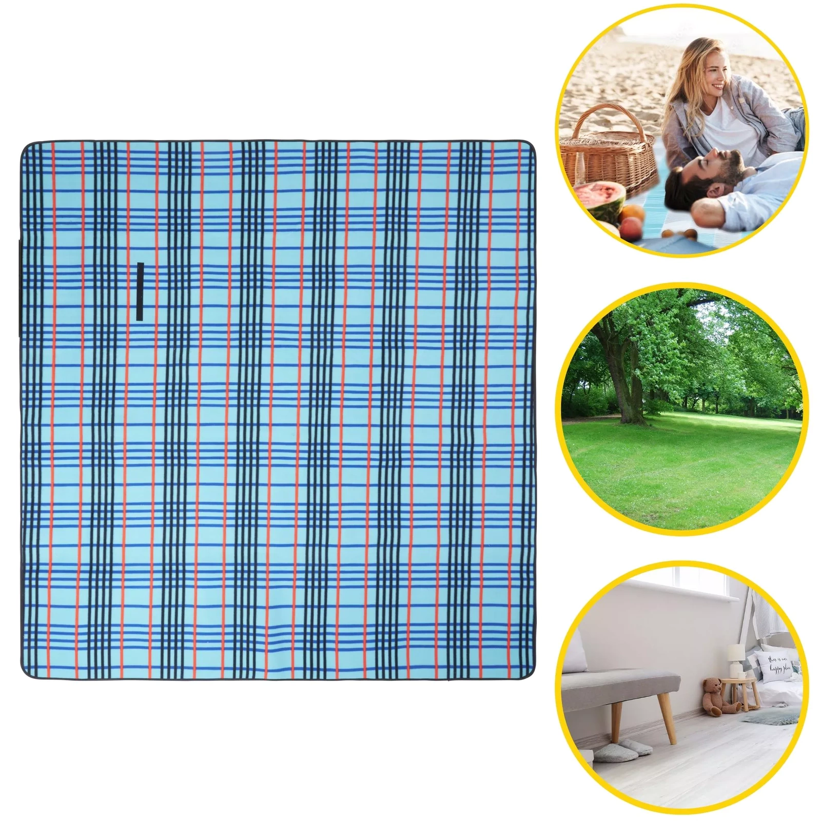 koc piknikowy wodoodporny 200x200 wymiary