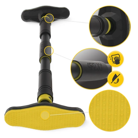 ULTRA feszítőrúdas húzódzkodó rúd, sárga