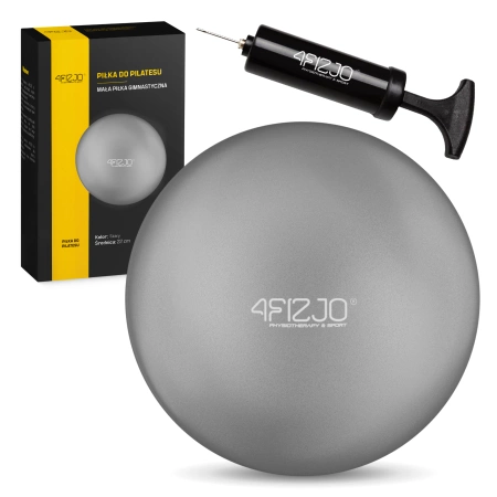 Pilates labda, 22 cm, szürke