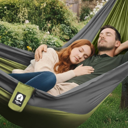 Mountain Goat kétfős utazási függőágy, szürke és zöld