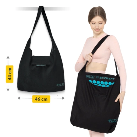 ECO akupresszúrás matrac hajdina- és töltettel, kék