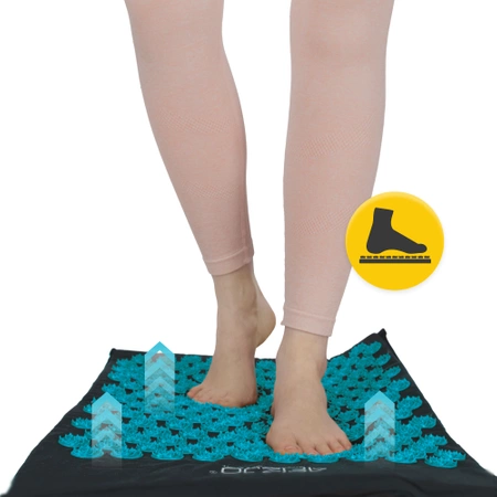 ERGO akupresszúrás matrac párnával, kék