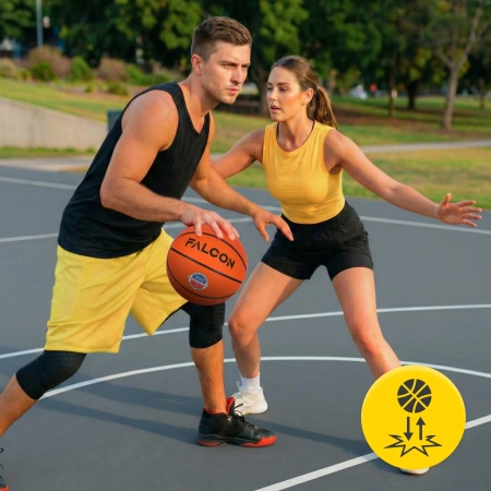 Falcon kosárlabda, 7-es méret, narancssárga