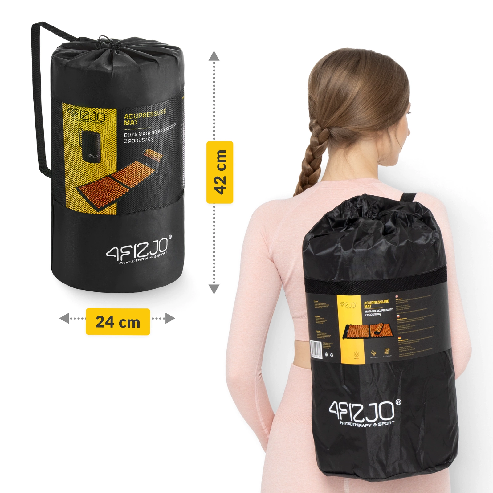 duża mata akupresura poduszka klasyczna