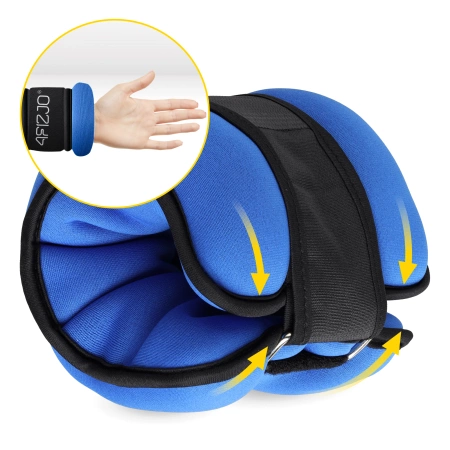 Boka- és csuklósúly, 2 x 3 kg