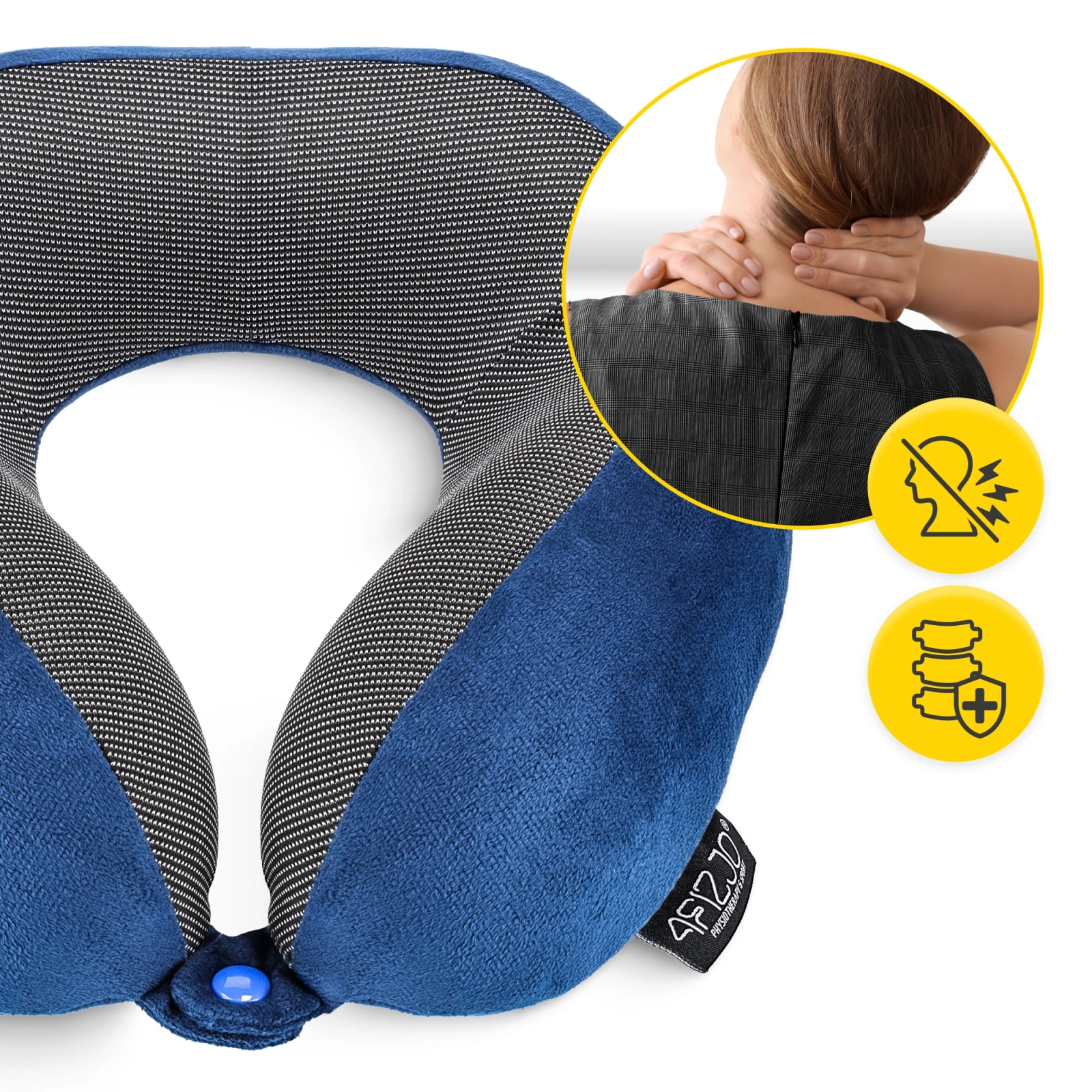 poduszka podrozna turystyczna do spania rogal