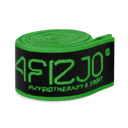 Fitnesz gumiszalag, 90 cm, zöld