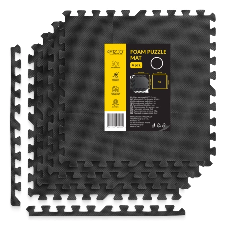 PUZZLE habszivacs védőszőnyeg, 60 x 60 cm, 4 db