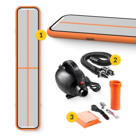 AIR MAT akrobatikai pálya, 5 x 1 x 0,15 m