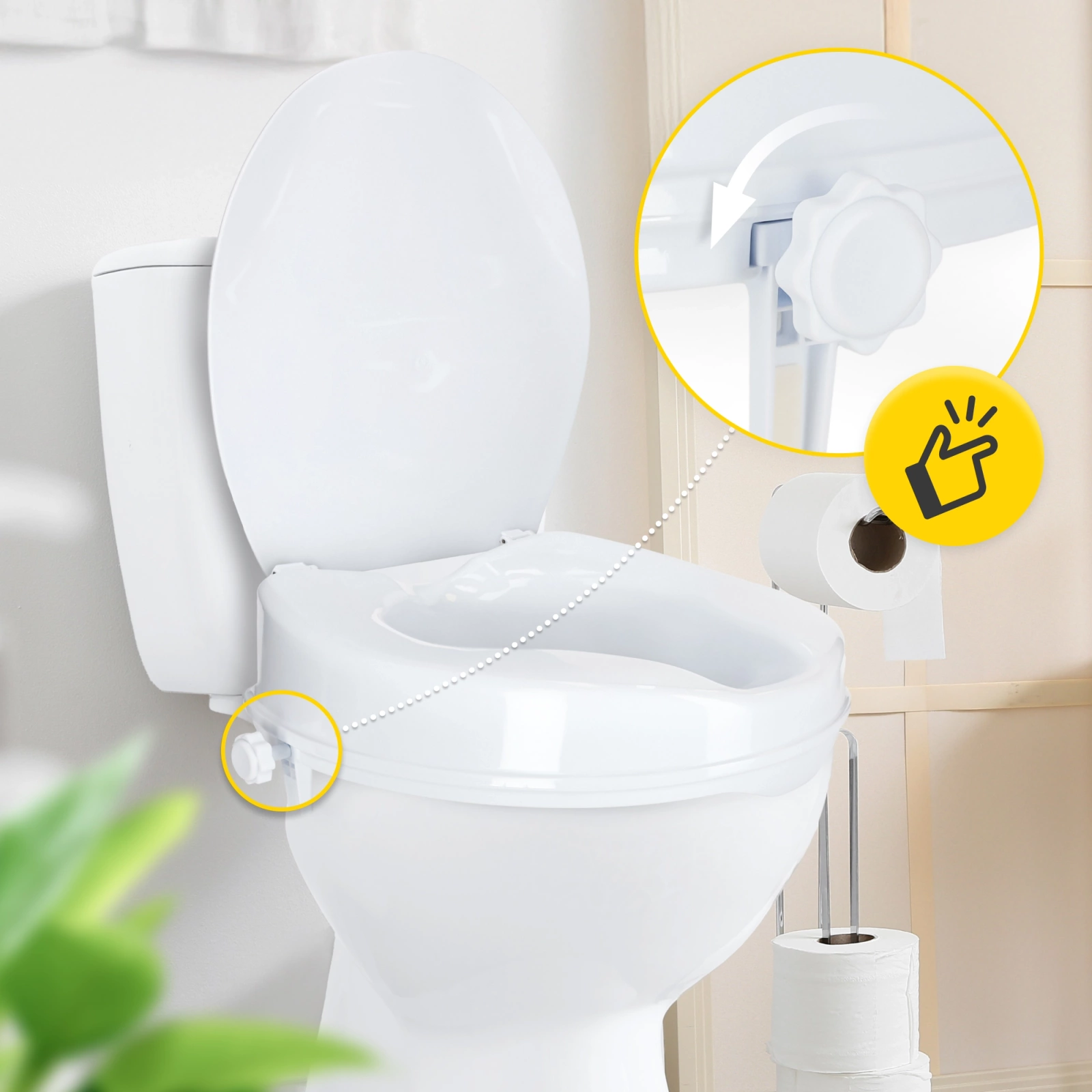 Nakładka podwyższająca na sedes 5 cm / 10 cm / 15 cm – komfort i bezpieczeństwo w łazience