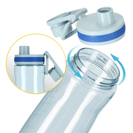 Sportkulacs, 850 ml, kék