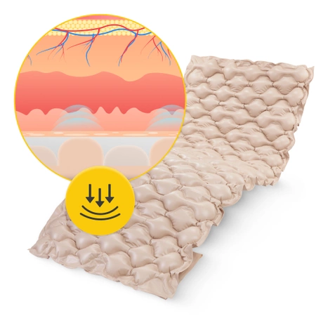 STD antidecubitus matrac pumpával