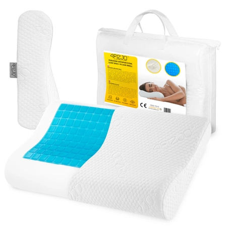 ERGO+ kicsi memóriahabos párna hűsítő gélbetéttel