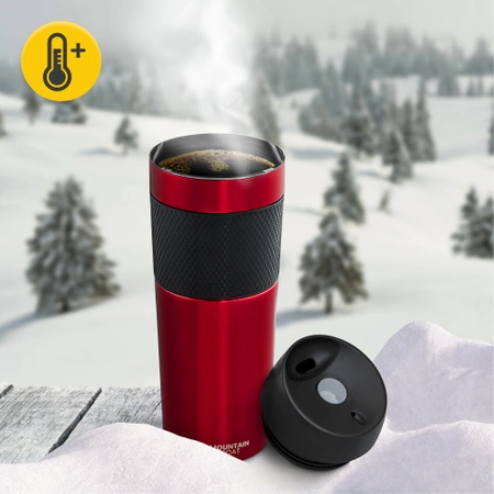Mountain Goat TRAVEL termobögre, 400 ml, piros
