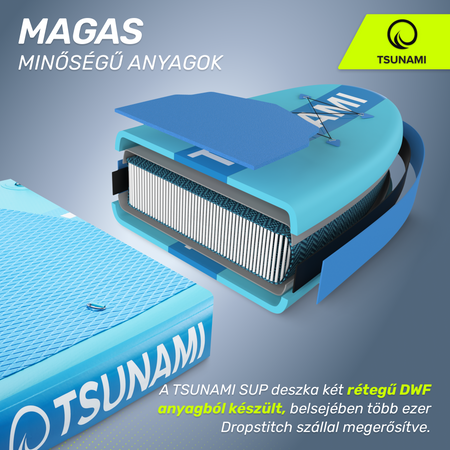 TSUNAMI SUP deszka, 320 cm, T02