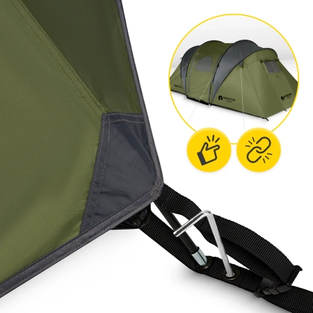 Mountain Goat PRIME QUATRO túrasátor, khaki