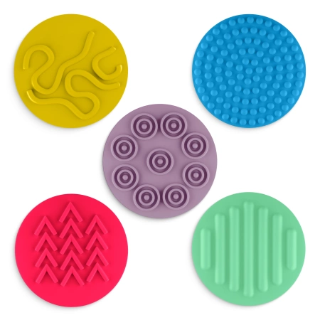 Érzékszervi korongok gyerekeknek, 25 cm, 10 darabos készlet