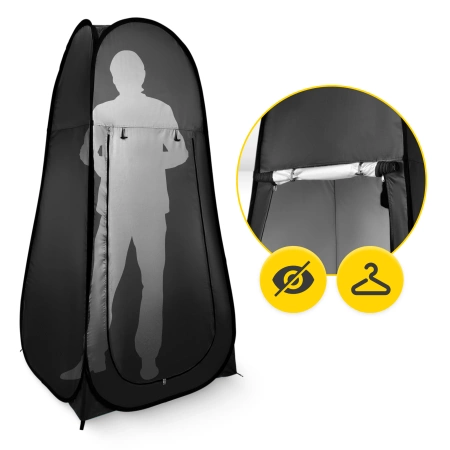 Mountain Goat zuhanysátor, fekete