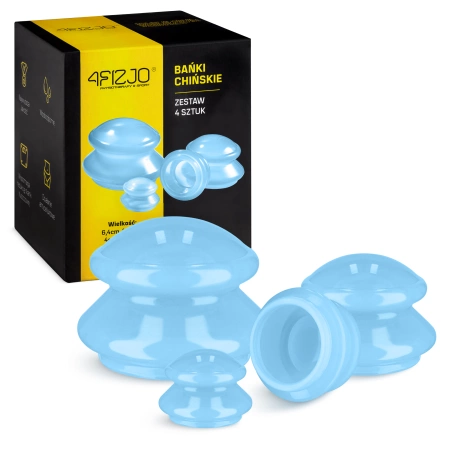 MED+ szilikonköpöly készlet, 4 db, kék