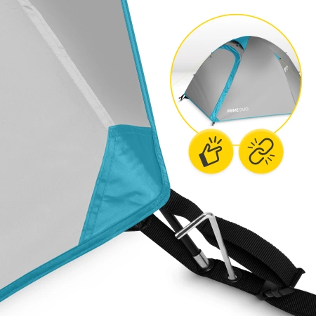 Mountain Goat PRIME DUO turistasátor, szürke