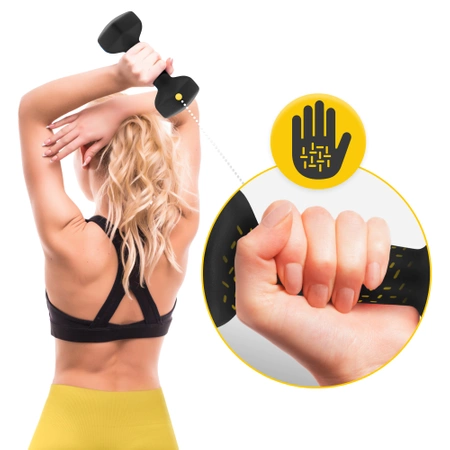 Classic öntöttvas kézi súlyzó, 2 x 3 kg