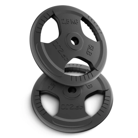 Öntöttvas súlytárcsa, 2 x 2,5 kg