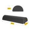 Rehabilitációs formázott félhengerpárna, fekete