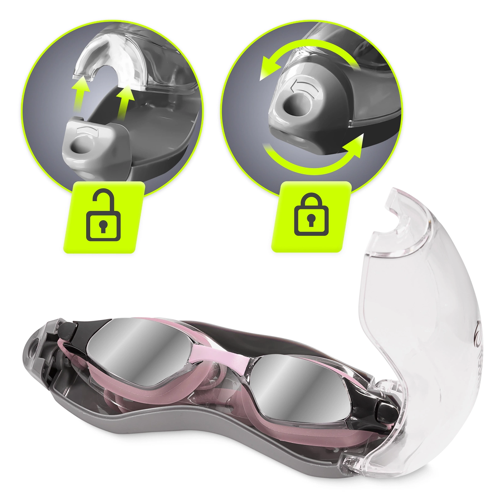 OKULARKI PŁYWACKIE DO PŁYWANIA NA BASEN SPORTOWE OKULARY