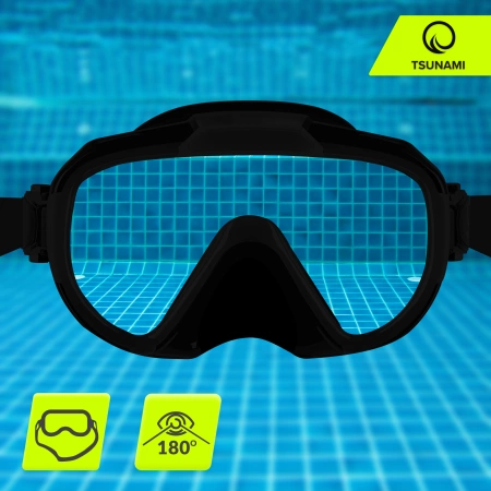 TSUNAMI búvár- és sznorkelező maszk