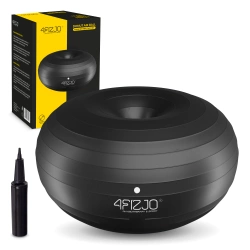 AIR BALL DONUT gimnasztikai labda, fekete