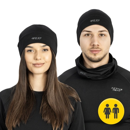 Unisex termikus sapka – rugalmas, fekete