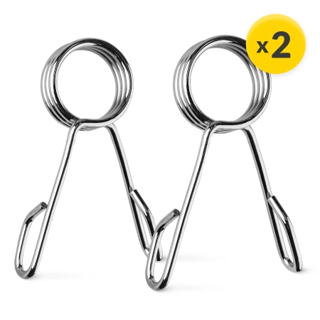 Rugós kapcsok olimpiai súlyzóhoz 50 mm, 2 db.