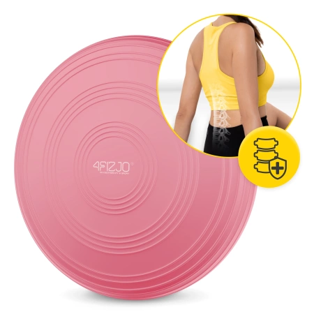 MED+ szenzomotoros párna, 33 cm, rózsaszín