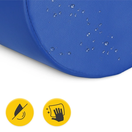 Formázott henger masszázshoz, 60 × 15 cm, kék