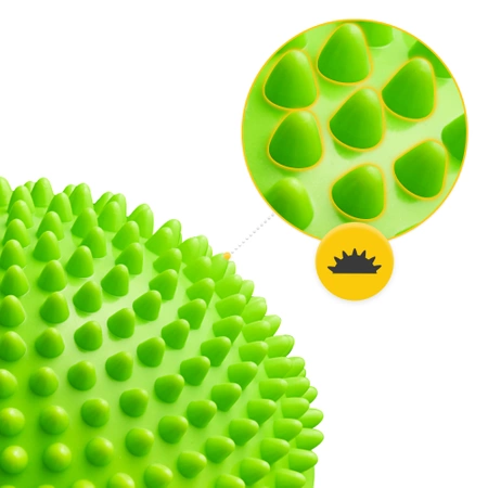 Egyensúlyozó félgömb, 2 db, zöld