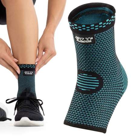 Rugalmas bokaszorító, XL, kék