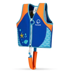 TSUNAMI úszómellény 3-6 éves gyerekeknek, kék