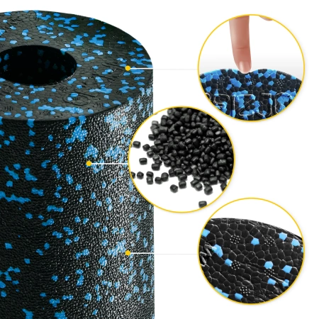 EPP habszivacs masszázshenger, 45 cm, kék