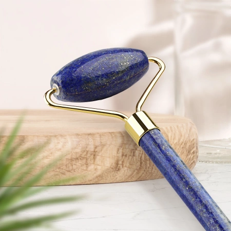 Természetes lazúrit arcgörgő