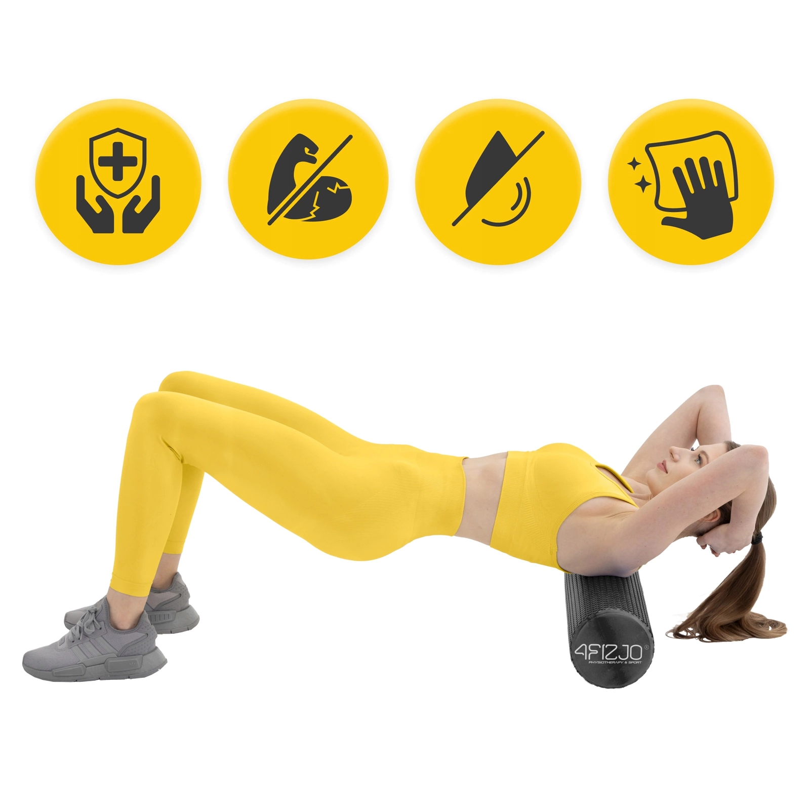 Roller do masażu z mini wypustkami Pentagram