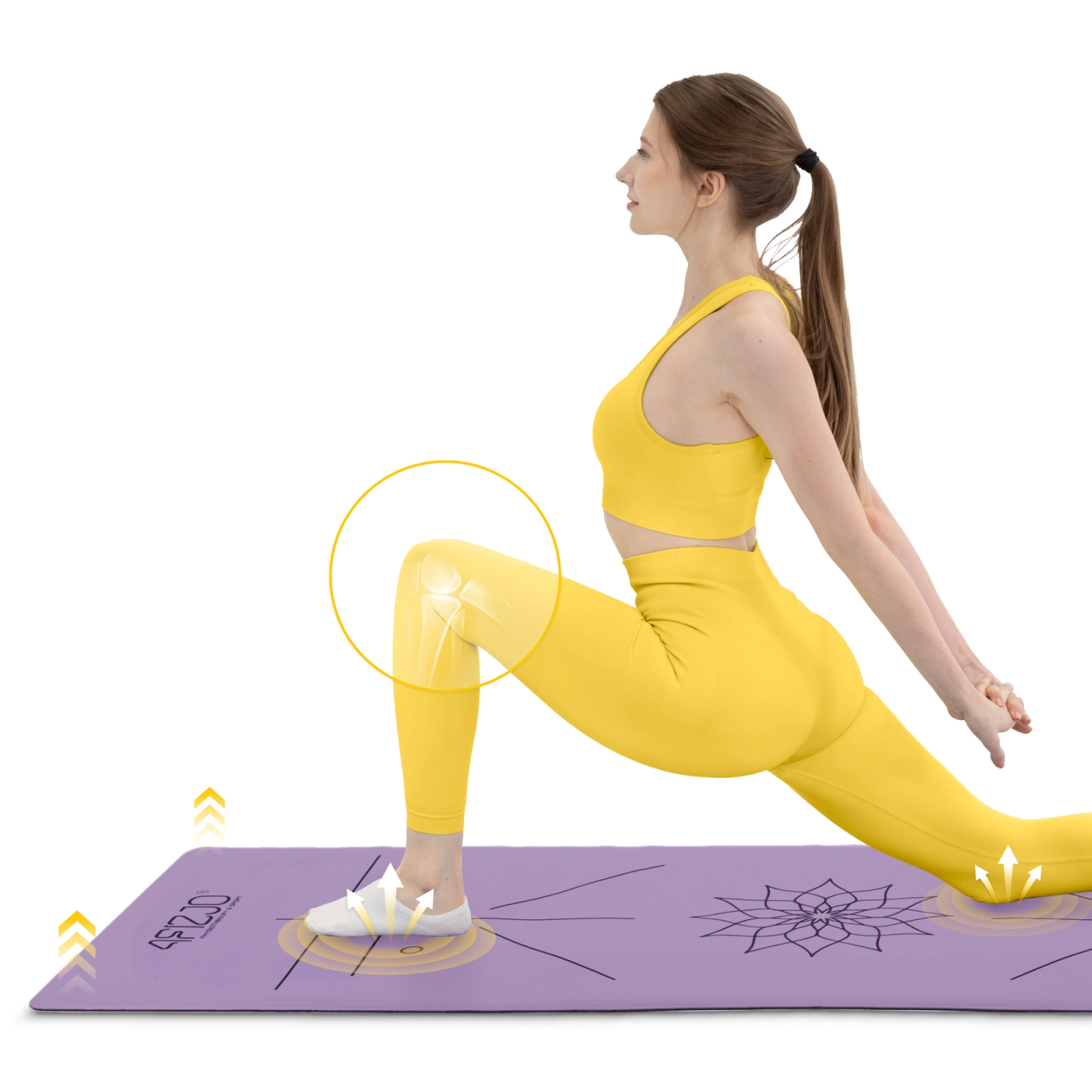 mata do jogi medytacji kauczukowa