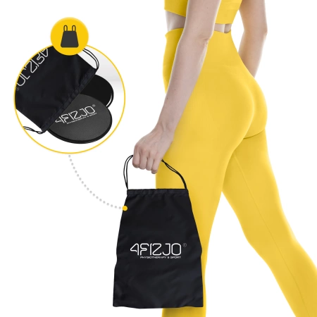 SLIDE csúszókorong edzéshez, 2 db, fekete